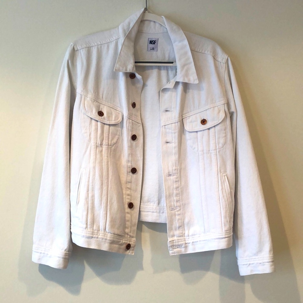 White Jean Jacket